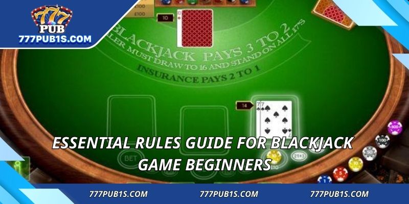 Essential rules guide for blackjack game beginners