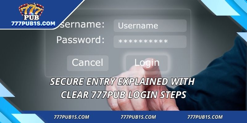 Secure entry explained with clear 777PUB Login steps
