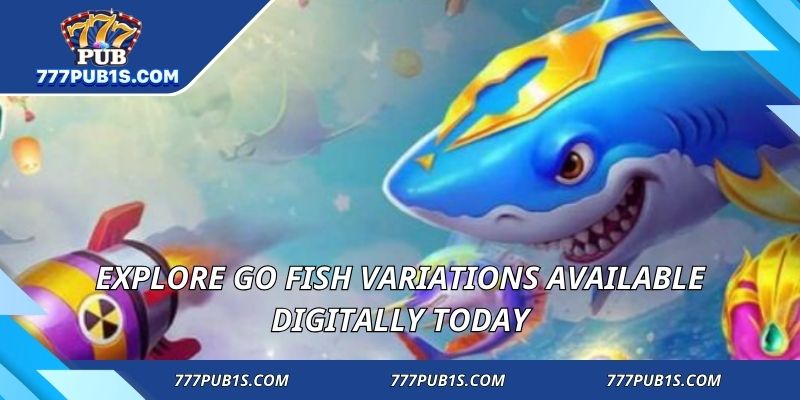 Explore Go Fish variations available digitally today