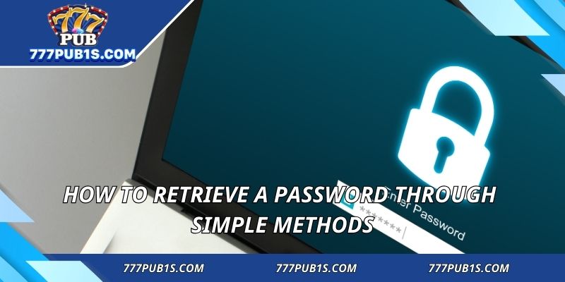 How to retrieve a password through simple methods