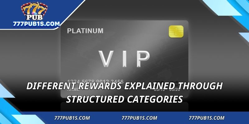 Different rewards explained through structured categories
