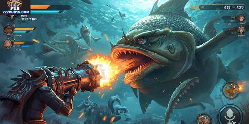 targeting boss fish in online fishing game with high power cannon
