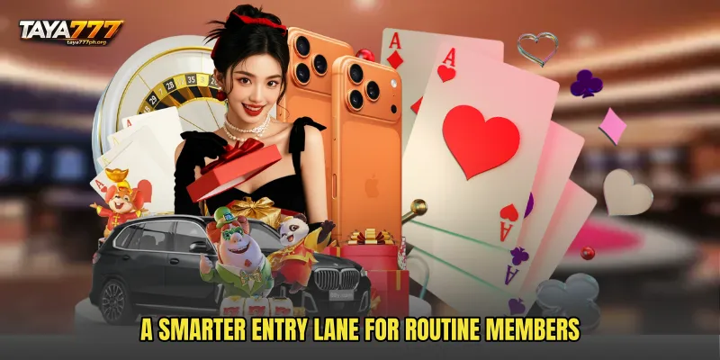 A smarter entry lane for routine members